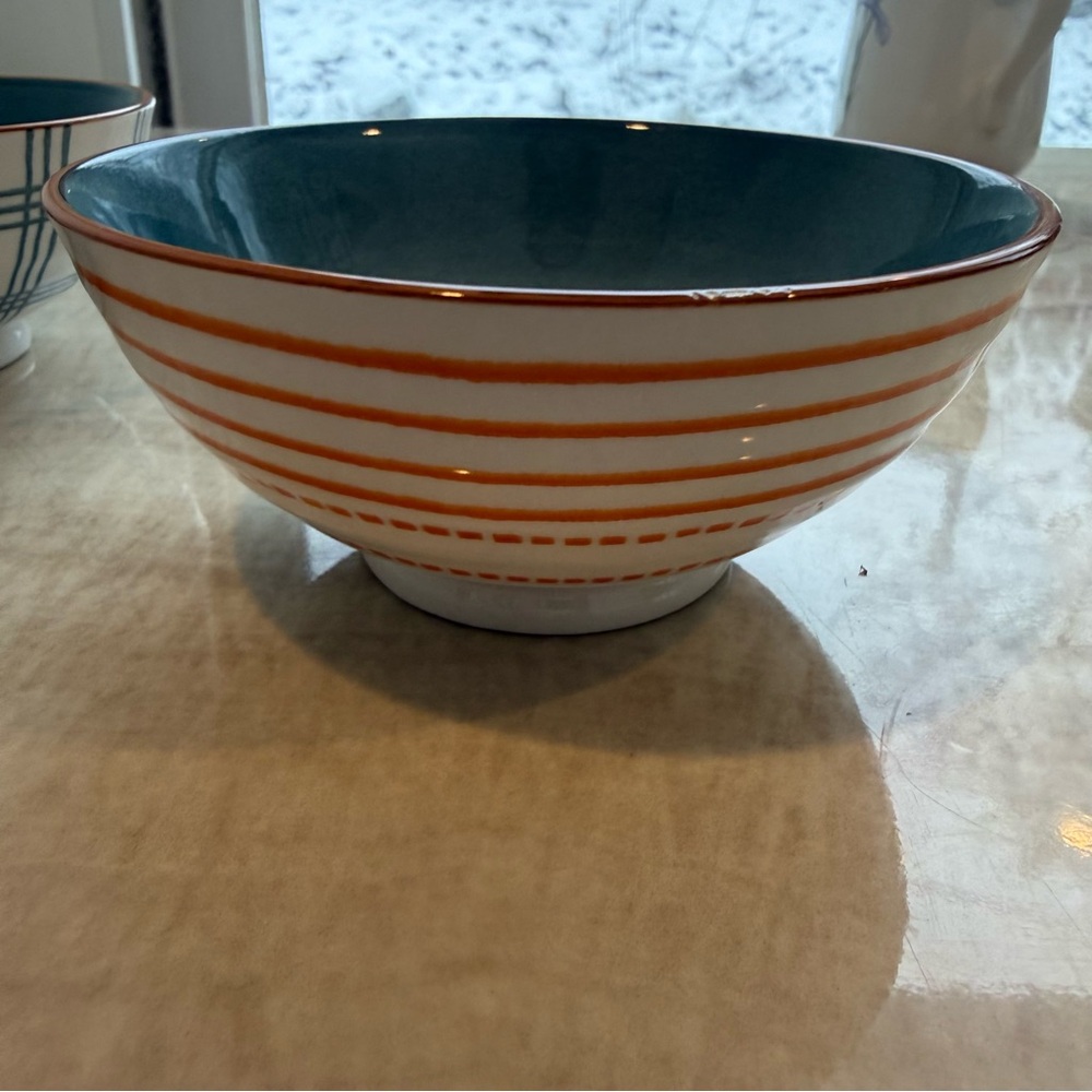 Blue Ceramic Rae Dunn Bowls - Picture 5 of 14